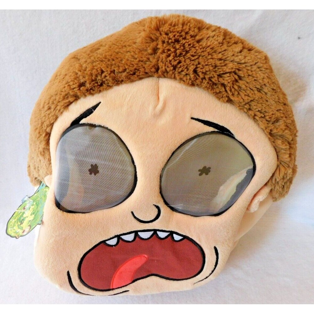 Dan Dee Greeter Head Mask Costume Rick And Morty One Size Adult Swim 17 inches